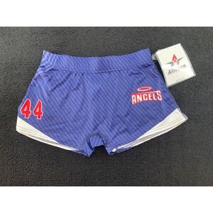 Alleson Athletic Los Angeles Angels Baseball Player Uniform Shorts Womens Medium